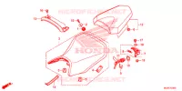 SELLE pour Honda CBR 500 R de 2017