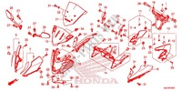 TETE DE FOURCHE (2) pour Honda CBR 650 F ABS BLACK de 2017