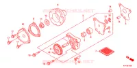 POMPE A HUILE pour Honda ACE 125 CASTED WHEELS, TYPE 2KE de 2017