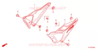 COUVERCLES LATERAUX (1) pour Honda ACE 125 CASTED WHEELS, TYPE KE de 2017
