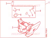SERRURE pour Honda AFRICA TWIN 1000 ABS de 2017