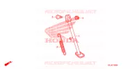 BEQUILLE pour Honda CRF 50 de 2010