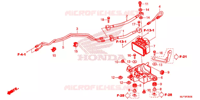 MODULATEUR ABS Honda MOTO 1000 AFRICA-TWIN 2017  CRF1000DH