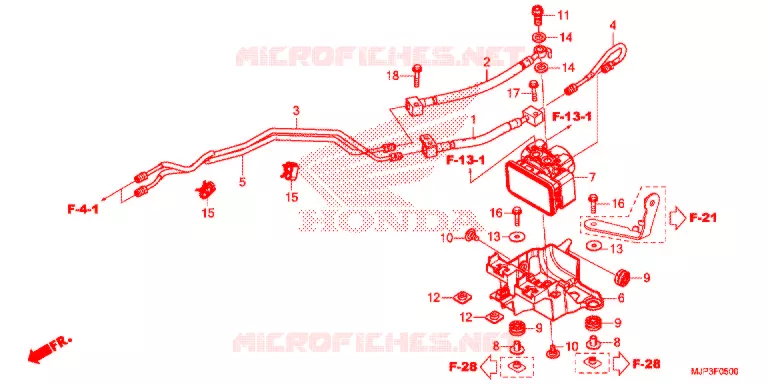 MODULATEUR ABS Honda MOTO 1000 AFRICA-TWIN 2017  CRF1000DH