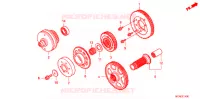 TRANSMISSION PRIMAIRE pour Honda GL 1800 GOLD WING STD de 2017