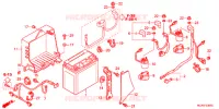 BATTERIE pour Honda GL 1800 GOLD WING NAVI de 2017