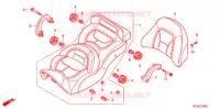 SELLE pour Honda GL 1800 GOLD WING NAVI de 2017
