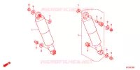 AMORTISSEUR ARRIERE pour Honda GLC 150 SHADOW de 2010