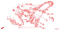 CADRE pour Honda GLC 150 SHADOW de 2010