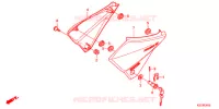 COUVERCLES LATERAUX pour Honda GLC 150 SHADOW de 2010