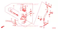 MAITRE CYLINDRE DE FREIN AVANT pour Honda GLC 150 SHADOW de 2010