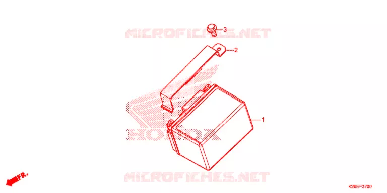 BATTERIE Honda MOTO 125 MSX 2018  MSX125AH