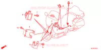 FAISCEAU D'AIRBAG pour Honda GL 1800 GOLD WING NAVI AIRBAG BLACK de 2014