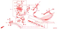 MAITRE CYLINDRE pour Honda GL 1800 GOLD WING BASE,  RED de 2015