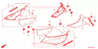 COUVERCLES LATERAUX pour Honda GL 1800 GOLD WING NAVI AIRBAG de 2015