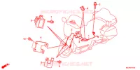 FAISCEAU D'AIRBAG pour Honda GL 1800 GOLD WING NAVI AIRBAG de 2015