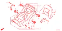 SELLE pour Honda GL 1800 GOLD WING NAVI AIRBAG de 2015