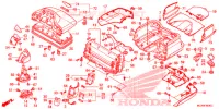 COFFRE pour Honda GL 1800 GOLD WING NAVI de 2015