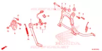 BEQUILLE pour Honda GL 1800 GOLD WING BASE,  RED de 2016