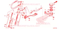 MAITRE CYLINDRE DE FREIN ARRIERE pour Honda GL 1800 GOLD WING NAVI RED de 2016