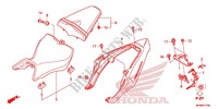 SELLE   CARENAGE ARRIERE pour Honda CB 1000 R ABS BLACK de 2012
