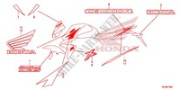 T (2) pour Honda CB 1000 R ABS BLACK de 2012