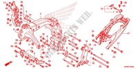 CADRE pour Honda CB 1000 R ABS RED de 2014