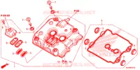 COUVRE CULASSE pour Honda CB 500 F ABS de 2016