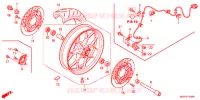 ROUE AVANT pour Honda CBR 1000 RR WHITE de 2012