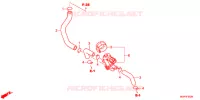 VALVE DE COMMANDE D'INJECTION D'AIR pour Honda CBR 1000 RR WHITE de 2012