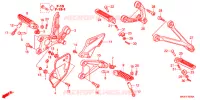 REPOSE PIED pour Honda CBR 1000 RR SP ABS de 2016