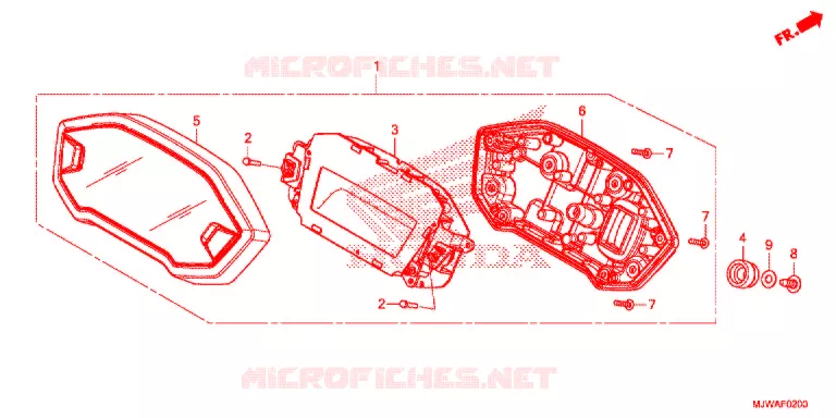 COMPTEUR Honda MOTO 500 CBR 2016  CBR500RG