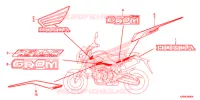 AUTOCOLLANTS pour Honda GROM 125 de 2014