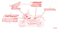 AUTOCOLLANTS pour Honda MSX 125 de 2014