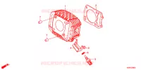 CYLINDRE pour Honda MSX 125 de 2016