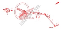 VOLANT   COLONNE DE DIRECTION pour Honda BIG RED 700 CAMO de 2009