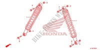 AMORTISSEUR ARRIERE pour Honda BIG RED 700 OLIVE de 2010
