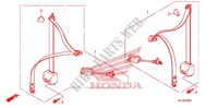 CEINTURE DE SECURITE pour Honda BIG RED 700 OLIVE de 2010