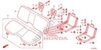 SELLE (MUV700'11,'12,'13) pour Honda BIG RED 700 OLIVE de 2011