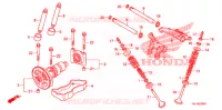 ARBRE A CAMES   SOUPAPE pour Honda BIG RED 700 CAMO de 2012
