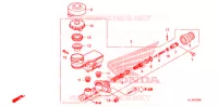 MAITRE CYLINDRE DE FREIN AVANT pour Honda BIG RED 700 de 2012