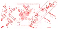 SILENCIEUX D'ECHAPPEMENT pour Honda BIG RED 700 de 2012