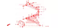 TRIANGLES AVANT pour Honda BIG RED 700 de 2012