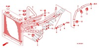 DURITE DE REFROIDISSEMENT pour Honda BIG RED 700 de 2012
