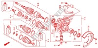 MOYEU   CARDAN AVANT pour Honda BIG RED 700 de 2012