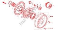 ROUE LIBRE DE DEMARREUR pour Honda BIG RED 700 de 2012