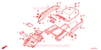 PORTE BAGAGES (MW1101WHG) pour Honda BENLY 110 POST OFFICE de 2016