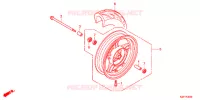ROUE AVANT pour Honda BENLY 110 PRO de 2012