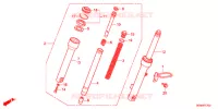 FOURCHE pour Honda BENLY 50 de 2012