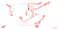 PEDALE   KICK pour Honda SUPER CUB 110 スーパーカブ de 2012